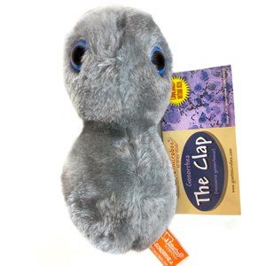 GIANTmicrobes The Clap Gonorrhea (Neisseria Gonorrhoeae) Plush Toy - NEW w/Tags